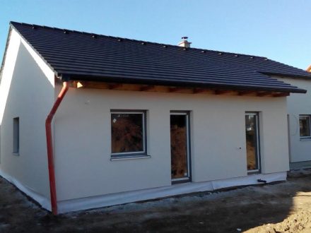Rodinný dům v Prostějově před dokončením